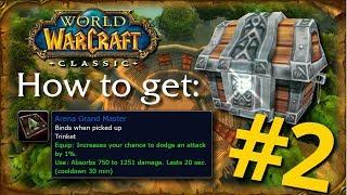 The Arena Grand Master Trinket - How to get it in Classic World of Warcraft - PvP Trinkets Ep.2