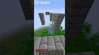 Minecraft Parkour Gauntlet TAS (part 24) Dream vs Average Player #shorts