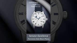 A young classic: Senator Excellence Panorama Date Moon Phase   #watch #luxurytimepieces #uhr #luxury