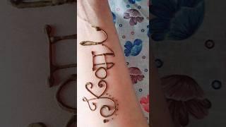 Komal name mehndi tattoo design  #komal #nametattoo #mehndi2023