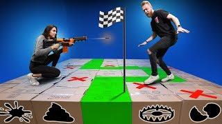 NERF Don't Fall in the Mystery Box Challenge!