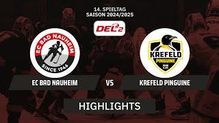 DEL2: EC Bad Nauheim vs. Krefeld Pinguine | Highlights - 14.Spieltag | SDTV Eishockey