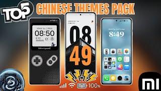 Chinese Themes Pack With Control Center Style & Beautiful iCon For Xiaomi Global | Xiaomi Theme Hub