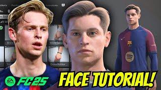 How to create FRENKIE DE JONG in EA FC25