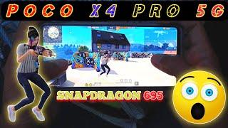 POCO X4 PRO 5G Free Fire Test || POCO X4 PRO 5G Free Fire Gameplay HeatingBattery Drain Test.