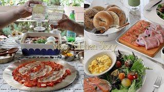 Two BrunchesKorean-Style Lunch and Bagel Delight