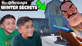 BIYIKLI KOMŞUNUN DAĞ EVİNİ BULDUK!  | HELLO NEIGHBOR WINTER SECRETS MOD