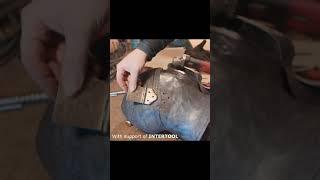 One-piece forging medieval helmet2 #shorts