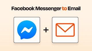 Easily Connect Facebook Messenger to Zapier Email with this Integration Tutorial!