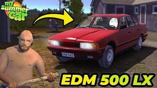 $100 EDM 500LX Revealed! Drivable Car Mod | My Summer Car #108