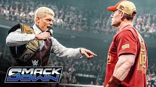 Cody Rhodes and John Cena meet in intense face-to-face: SmackDown highlights, March 21, 2025