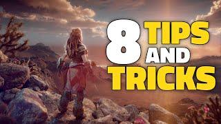 8 Tips and Tricks YOU MUST KNOW!! Before playing Horizon Zero Dawn