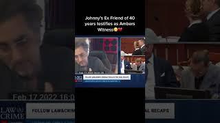 Johnny Depp's ex friend of 40 years testifies as Amber Heards witness 