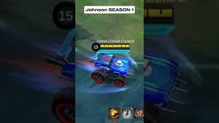 Johnson 2016 Real Season 1 with Launcher Rocket #mlbbnewskin  #mlbbnewhero