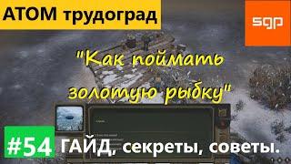 #54 КАК ПОЙМАТЬ ЗОЛОТУЮ РЫБКУ Атом РПГ Трудоград гайд СОВЕТЫ, СЕКРЕТЫ, КВЕСТЫ.