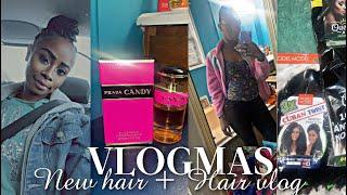 VLOGMAS | TAKING MY HAIR OUT • THEY THOUGHT I WAS BALDHEADED • WATCH ME DO MY HAIR • JMTSQUAD