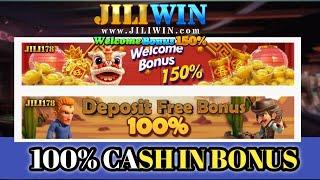 Jili win 150% Cash in Bonus | Win Huge Amount | Play to Earn