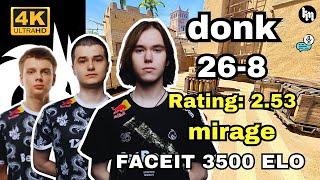 donk (26-8) w/baz/kyousuke (mirage) | Jan 5, 2025 | CS2 POV/DEMO