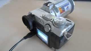 Smartrepair Sony DSC F717 - defekter Ein- u. Ausschalter mit Schraube repariert