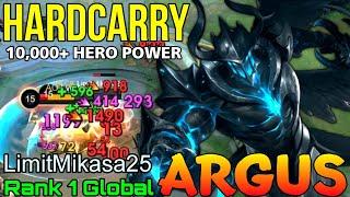 HardCarry Argus 10,000+ Hero Power - Top 1 Global Argus by LimitMikasa25 - MLBB