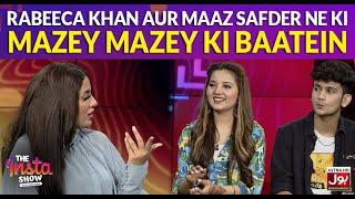 Chit Chat with Rabeeca Khan & Maaz Safder in The Insta Show with Mathira | The Insta Show