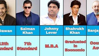 Educational Qualification Of Bollywood Actors | Info2Data |