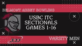 Belmont Abbey Bowling Varsity Men - 2025 USBC ITC Sectionals Games 1-16