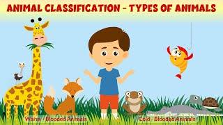 Types of Animals - Animal Classification - Animal Kingdom for Kids - Learning Junction #education