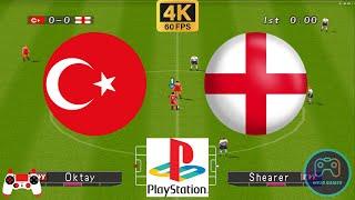 Winning Eleven 2000 - Turkey vs England - Duckstation PS1 on PC  Full Game [4K60]