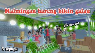 MALMINGAN BARENG BIKIN GALAU || 3 SEPUPU || DRAMA SAKURA SCHOOL SIMULATOR ||