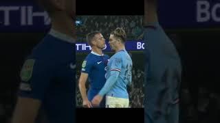 Jack Grealish and Cesar Azpilicueta clash