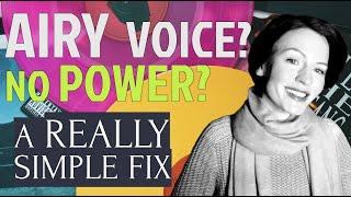 How To Fix An Airy or Weak Voice (ACTUALLY WORKS STRAIGHT AWAY)