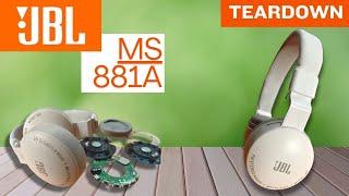 JBL WIRELESS MS 881A Teardown / Head phone JBL 881A Teardown / JBL Ms 881a Headfone #up12tech