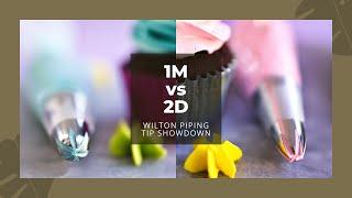 Wilton Tip 1M vs Wilton Tip 2D? Which one is the best? How to use these Wilton Piping Tip Nozzles!