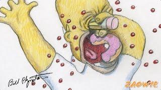 Reverse It - The Simpsons - Bill Plympton's Couch Gag