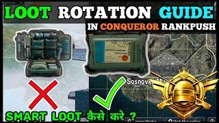 HOW TO LOOT SMART IN CONQUEROR RANKPUSHSOLO CONQUEROR RANKPUSH TIPS AND TRICKS IN PUBG MOBILE