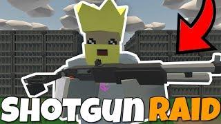 RAIDING WITH A SHOTGUN IN UNTURNED? - Modded Unturned #82