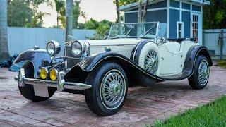 1932 Jaguar SS 100 Replica by Classic Roadsters Walk-around Video