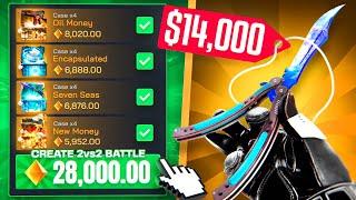 I CREATED A $28,000 ALL IN CASE BATTLE ON CLASH.GG! (MY BIGGEST BATTLE EVER)