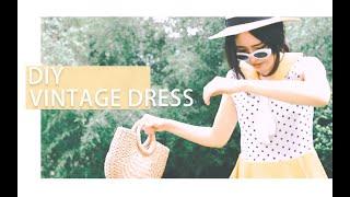 DIY vintage dress  | Alexia W