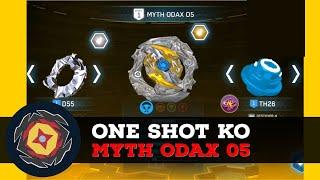 Myth Odax 05 - One Shot KO // QR Code // Beyblade Burst Rise Game