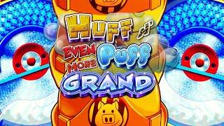 LET’S TRY IT AGAIN! I WANT THE DIAMOND BUZZSAW  HUFF N’ EVEN MORE PUFF GRAND Slot Machine (L&W)