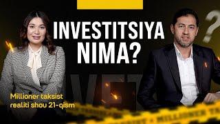 Investitsiya nima? #moliyauz #shohidaibragimova