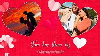 Romantic Anniversary After Effects Slideshow Template