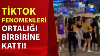 Tiktok fenomenleri tartıştıkları kişileri sokak ortasında sopayla dövdü | A Haber