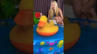 cat swimming pool ~ wood _ hand mini wood toy -woodworking art skillcrafts#viral#shorts
