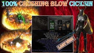 How fast can a Kicksin with 100% Crushing Blow Complete The Uber Challenge Diablo 2 Resurrected?