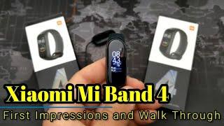 Xiaomi Mi Band 4 - First Impressions and Walk Through