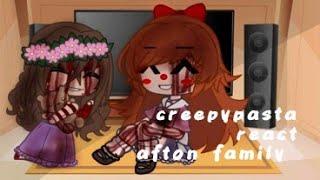 //creepypasta react Afton family// funny // bad English//ship clockwork x toby //#fnaf #creepypasta