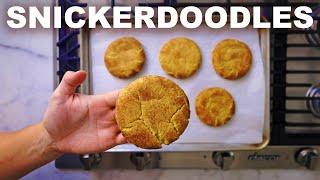 Fluffy snickerdoodle cookies